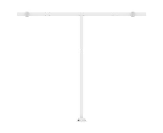 Copertină retractabilă manual cu led, antracit, 400x300 cm, 10 image