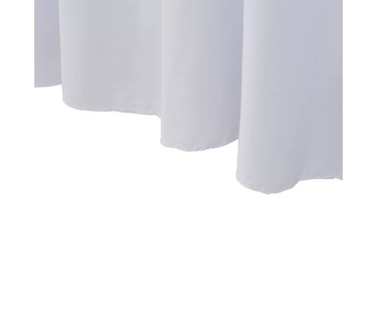 Huse de masă elastice, 2 buc., alb, 183 x 76 x 74 cm, 5 image