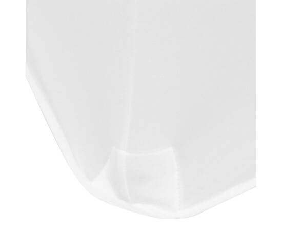 Huse elastice pentru masă, 243 x 76 x 74 cm, alb, 2 buc., 3 image