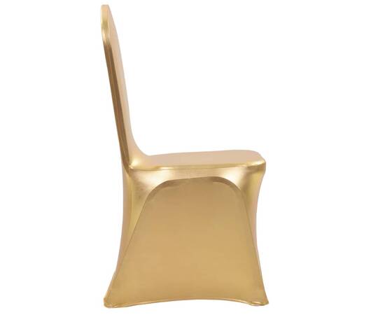 Huse elastice pentru scaun, 6 buc., auriu, 3 image