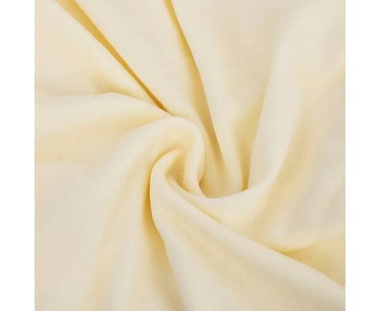 Husă elastică pentru canapea poliester jersey crem, 4 image