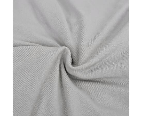 Husă elastică pentru canapea poliester jersey gri, 4 image