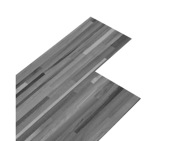 Plăci pardoseală autoadezive, lemn gri dungi, 2,51 m², 2 mm pvc, 2 image