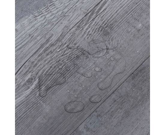 Plăci pardoseală autoadezive, lemn gri mat, 2,51 m², 2 mm, pvc, 7 image