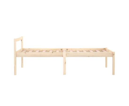 Cadru de pat, 90x200 cm, lemn masiv de pin, 5 image