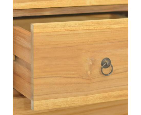 Comodă cu sertare, 40x30x100 cm, lemn masiv de tec, 6 image