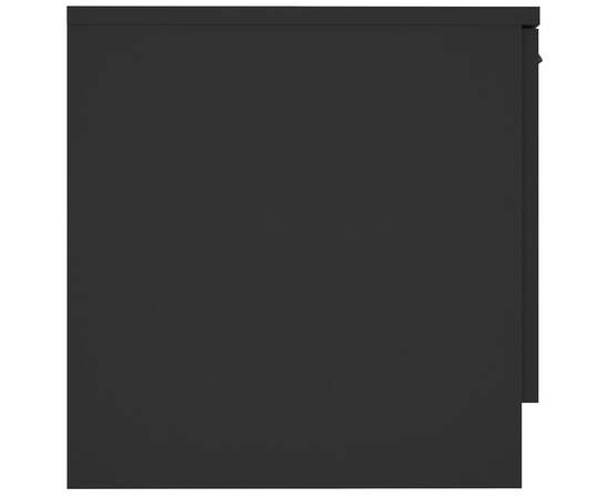 Noptiere, 2 buc., negru, 40x39x40 cm, 8 image