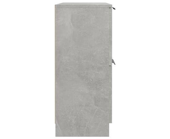 Servantă, gri beton, 60x30x70 cm, lemn prelucrat, 6 image