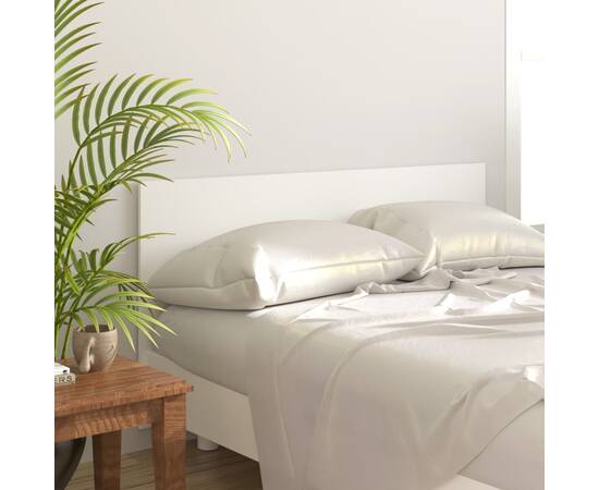 Tăblie de pat, alb, 160x1,5x80 cm, lemn prelucrat