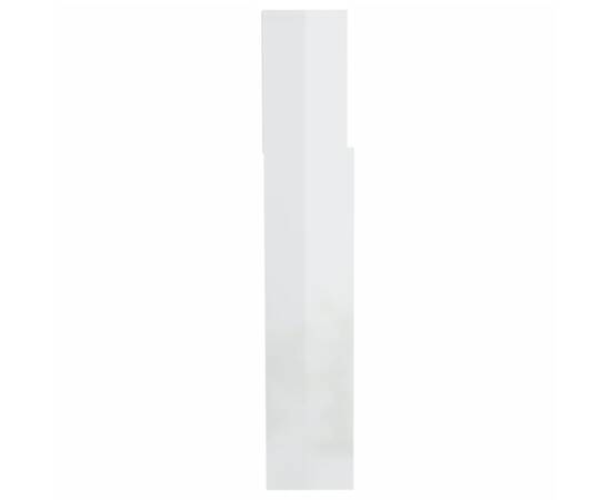 Dulap tăblie, alb extralucios, 200x19x103,5 cm, 4 image