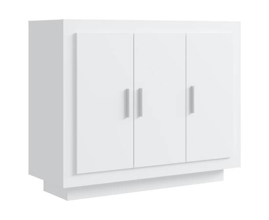 Servantă, alb, 92x35x75 cm, lemn compozit, 2 image