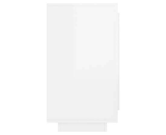 Servantă, alb extralucios, 80x40x75 cm, 6 image