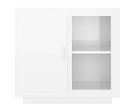 Servantă, alb extralucios, 80x40x75 cm, 5 image
