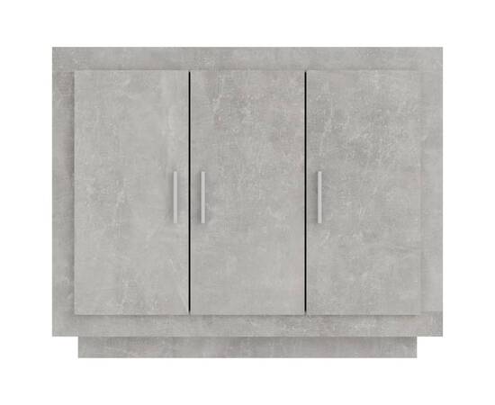 Servantă, gri beton, 92x35x75 cm, lemn compozit, 5 image