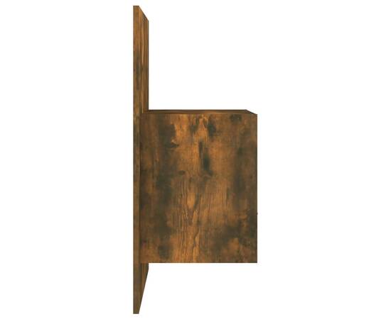 Noptieră de perete, stejar fumuriu, lemn prelucrat, 7 image