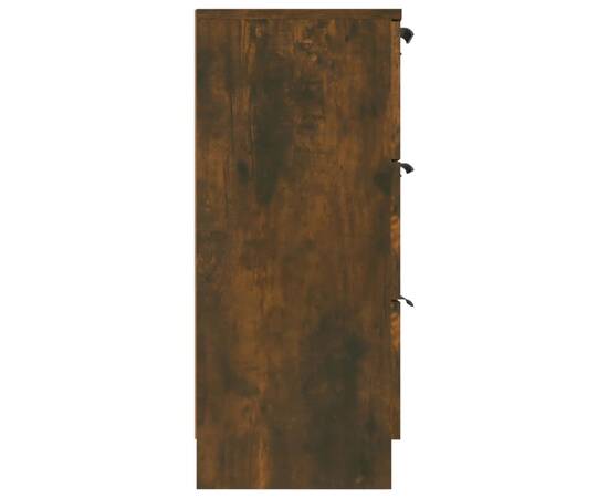 Servantă, stejar fumuriu, 60x30x70 cm, lemn prelucrat, 6 image