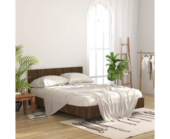 Tăblie de pat, stejar maro, 160x1,5x80 cm, lemn compozit, 3 image