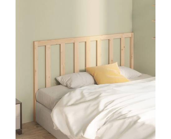 Tăblie de pat, 166x4x100 cm, lemn masiv de pin, 3 image