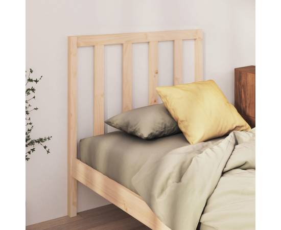 Tăblie de pat, 81x4x100 cm, lemn masiv de pin