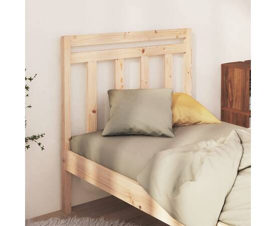 Tăblie de pat, 96x4x100 cm, lemn masiv de pin