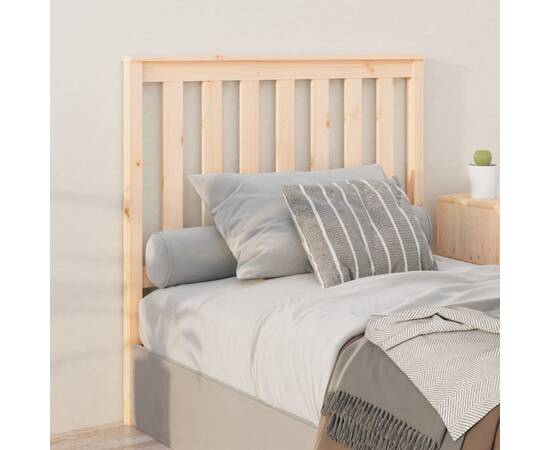 Tăblie de pat, 106x6x101 cm, lemn masiv de pin