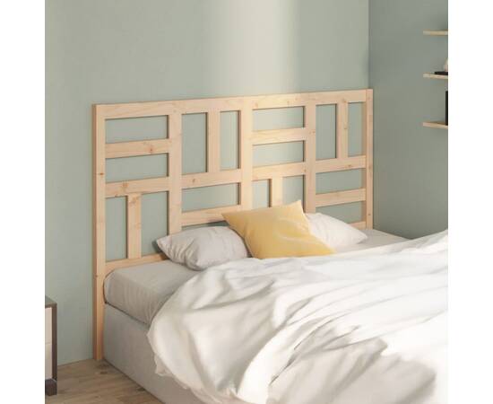 Tăblie de pat, 141x4x104 cm, lemn masiv de pin