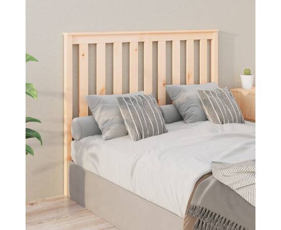 Tăblie de pat, 141x6x101 cm, lemn masiv de pin