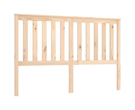Tăblie de pat, 156x4x101 cm, lemn masiv de pin, 2 image