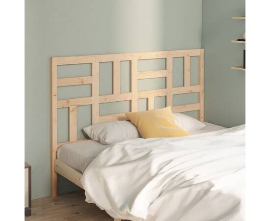 Tăblie de pat, 166x4x104 cm, lemn masiv de pin, 3 image