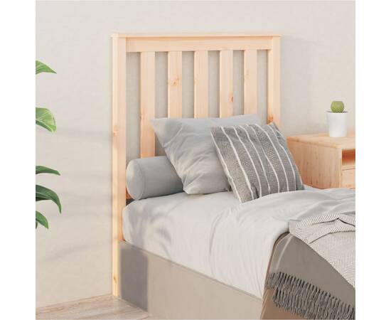 Tăblie de pat, 81x6x100 cm, lemn masiv de pin