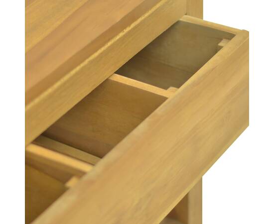 Dulap de baie, 60x45x75 cm, lemn masiv de tec, 8 image