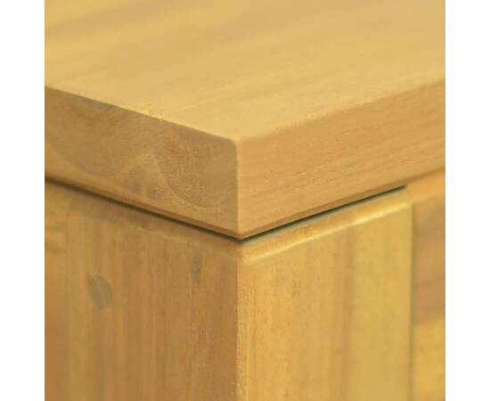 Dulap de baie, 60x45x75 cm, lemn masiv de tec, 7 image