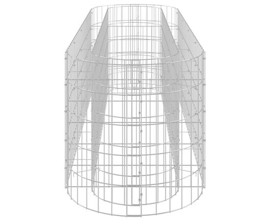 Strat înălțat gabion, 190x50x50 cm, fier galvanizat, 5 image