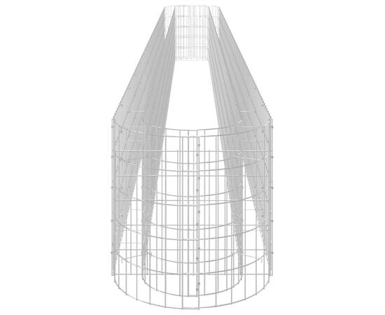 Strat înălțat gabion, 540x50x50 cm, fier galvanizat, 5 image