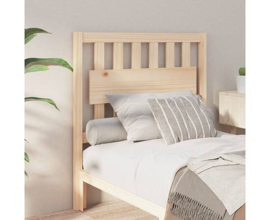 Tăblie de pat, 95,5x4x100 cm, lemn masiv de pin
