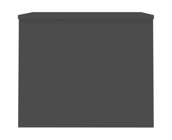 Măsuță de cafea, negru, 80x50,5x41,5 cm, lemn prelucrat, 5 image