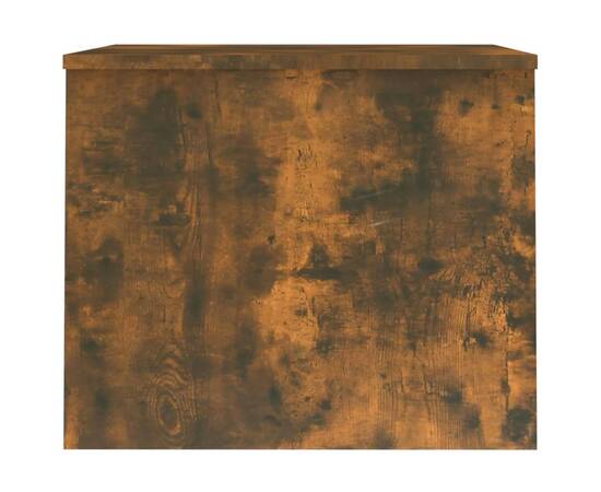 Măsuță de cafea stejar fumuriu, 80x50,5x41,5 cm, lemn prelucrat, 5 image