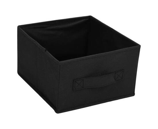 Dulap depozitare cu 6 sertare, negru, 55x29x55 cm, oțel, 6 image