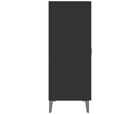 Servantă, negru, 69,5x34x90 cm, lemn prelucrat, 6 image