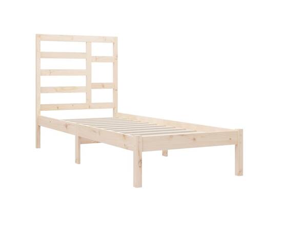 Cadru de pat, 90x200 cm, lemn masiv, 4 image