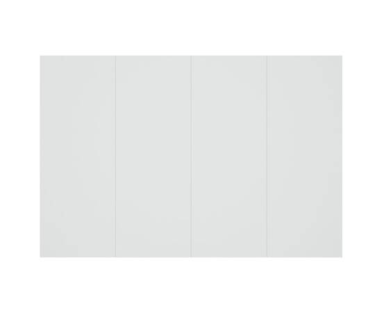 Tăblie de pat, alb, 120x1,5x80 cm, lemn prelucrat, 5 image
