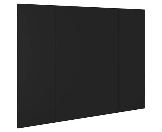Tăblie de pat, negru, 120x1,5x80 cm, lemn prelucrat, 2 image
