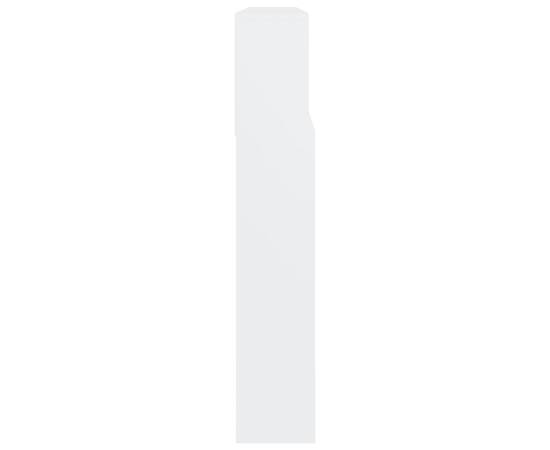 Dulap tăblie, alb, 220x19x103,5 cm, 4 image