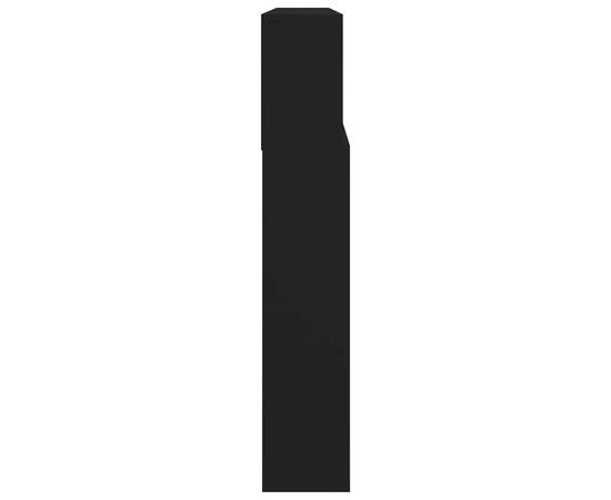 Dulap tăblie, negru, 220x19x103,5 cm, 4 image
