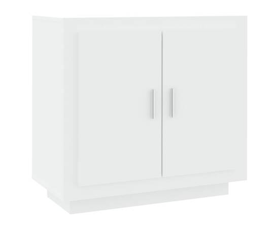 Servantă, alb, 80x40x75 cm, lemn prelucrat, 2 image