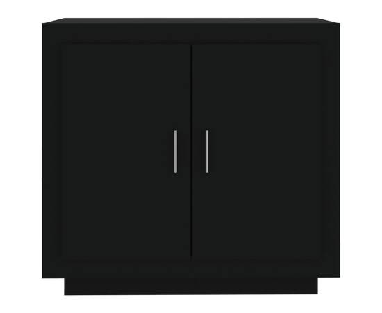 Servantă, negru, 80x40x75 cm, lemn compozit, 3 image