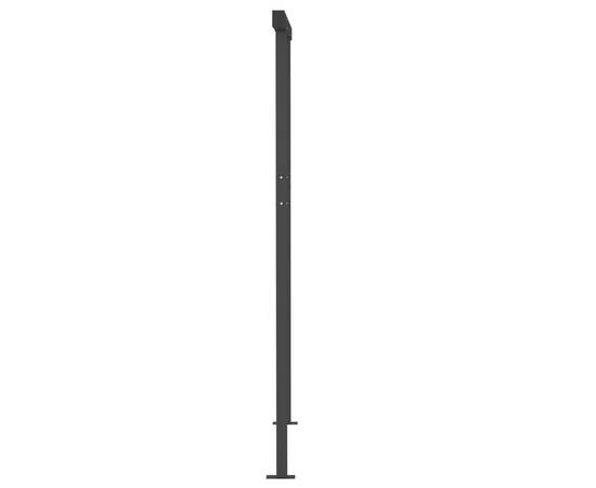 Copertină retractabilă manual cu led, galben/alb, 3,5x2,5 m, 9 image