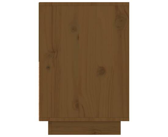 Noptieră, maro miere, 60x34x51 cm, lemn masiv de pin, 4 image