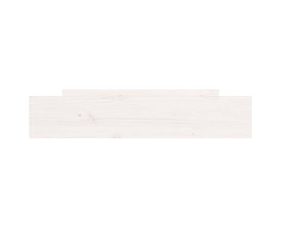 Sertare pentru pat, 2 buc., alb, lemn masiv de pin, 4 image