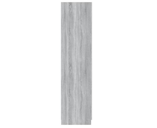 Șifonier, gri sonoma, 90x52x200 cm, lemn prelucrat, 4 image